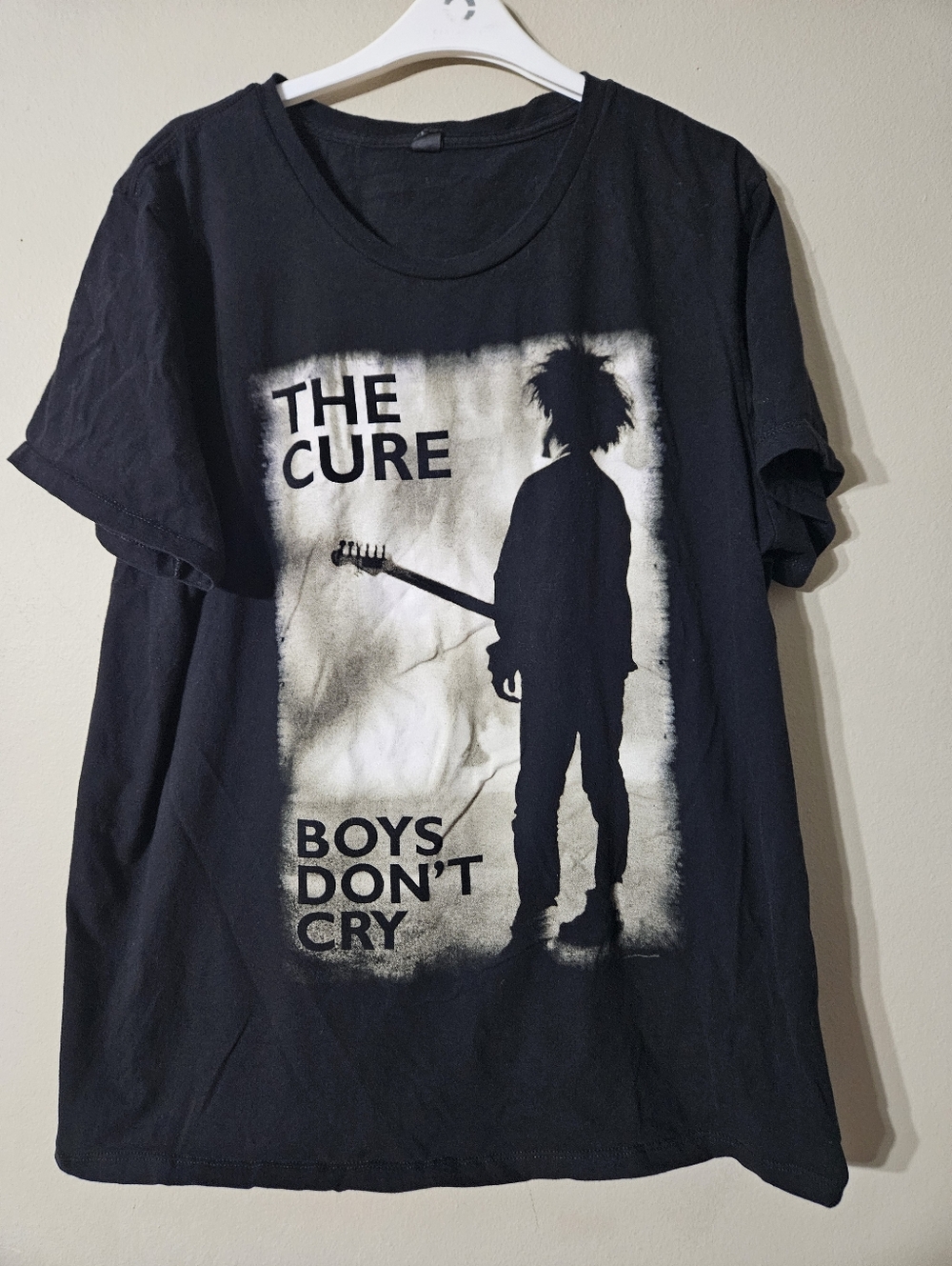 The Cure 'Boys Don't Cry' Short Sleeve Graphic Tee - Black